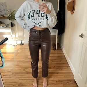 Leather pants - Princess Polly